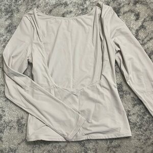 Amazon open back long sleeve